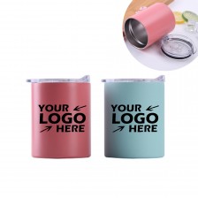 10oz Vacuum Insulated Steel Coffee Mug with Lid